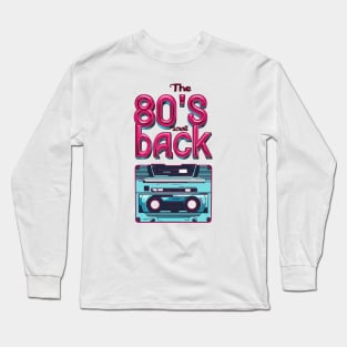 80's back cassette Long Sleeve T-Shirt